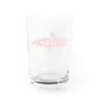 island grooveのRED INK Water Glass :back