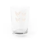 小鳥と映画館のオーダー品 バズちゃん スフィンクス 顔 大2 小2 シール用 他 Water Glass :back