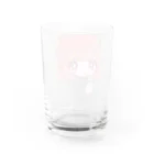 微々子(Viviko)の女の子とアイス Water Glass :back