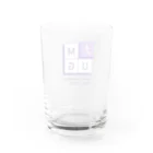 JMUGのJMUGロゴ Water Glass :back