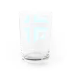 sevenoverlineのcrossroad -icecolor- Water Glass :back