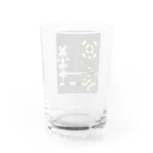 白線の上を歩きたい！！！！の踏切 Water Glass :back