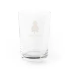 ヘタヘタ大王の店の後ろ向きのサル Water Glass :back