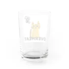 mapechiのトラネコしまお、オーバーヒートする Water Glass :back