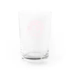 イニミニ×マートのイチゴ牛乳 Water Glass :back