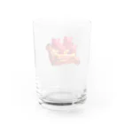 くまがすきのくまパン（さくらんぼのデニッシュ） Water Glass :back