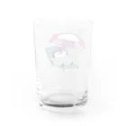 DECORの心くばりペンギン　ビーチver. Water Glass :back