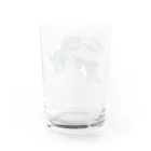 サメと恐竜展のサメVS恐竜 Water Glass :back