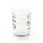 YoakeNecoのおさかな　集合 Water Glass :back