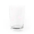 あずきバーの仲良し家族 Water Glass :back