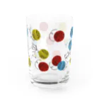 シチジスタジオのシロネココネコのいたずら Water Glass :back