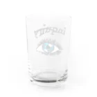 ぶらんち工房の眉毛が文字認証のアレ Water Glass :back