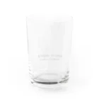 『NG （Niche・Gate）』ニッチゲート-- IN SUZURIの仏印h.t.（施無畏印・与願印）黒 Water Glass :back