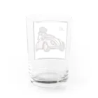 momokarubiのワーゲンとダックスフンド Water Glass :back