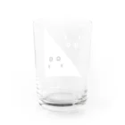 kiito_SUZURIのシロクロ猫 Water Glass :back