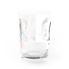 あみぐるどーるグッズSHOPの薔薇姫さま&あみぐるどーるロゴタイプ Water Glass :back