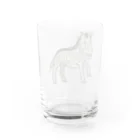 S.LIFEのシマウマくん Water Glass :back