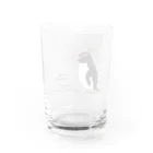 空とぶペンギン舎のマユダチペンギン Water Glass :back