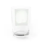 世界の絵画アートグッズの小原古邨 《孔雀》 Water Glass :back