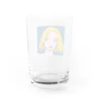 泣くなウグイスの顔色わるいね Water Glass :back