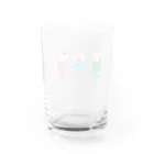 moctaaのハリクリ！　ハリークリームソーダ Water Glass :back