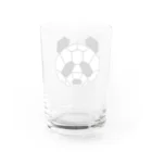 panmiのおしゃんパンダ(白塗) Water Glass :back