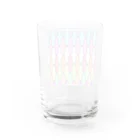 creative 凪斗 suzuri店のカラフルカラフル Water Glass :back