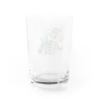 ユウザキのグッズのやつ。のミルクティーうめえ Water Glass :back
