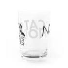 ECOGRAPHIX STOREのNO CAT, NO LIFE（Glass） Water Glass :back