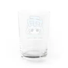 漢字キャラクターあめかちゃんのあめかちゃん close-up Water Glass :back