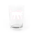 ぺちぺち工房 Pechi Pechi Atelierのキースヘリング風 うちの犬 Water Glass :back