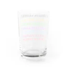 和太鼓輝-HIKARI-のもじいっぱいのやつ Water Glass :back