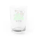 J's Mart 2ndのたまとクロの蜜です Water Glass :back