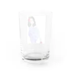 muiko'sのハイビスカスと浴衣 Water Glass :back