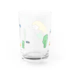 pocaのお絵描きの海の人魚姫 Water Glass :back