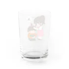 ごぼうのD.D.くんとモコちゃん(あそばれ) Water Glass :back