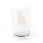 紅クラゲのニンジンウォーカー１ Water Glass :back