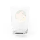 FUJIZUGA shop by J.F.Kooyaのおやすみ くまちゃん Water Glass :back