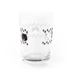 虹色猫工房(クロミツ)のにゃんこボーダー Water Glass :back