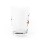 キッチュの山登りしよ！　パンダのおはなし Water Glass :back