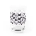 ゆっしーのつながるゆかいないきものたちのつながるねこねこ　よこなが Water Glass :back