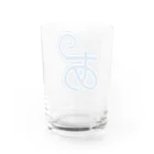 あほげー公式ショップsuzuri支店の【あほげー公式グッズ】フチありの「あ」 Water Glass :back