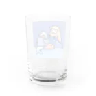 サメとメンダコ[namelessmm2]のSleep well サメとメンダコ Water Glass :back