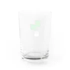 下手絵屋さんの歪な形のねぎくん Water Glass :back