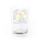 ラズリのトイカメラの発光パンジー Water Glass :back