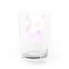 モコモコミュージアムのカコちゃん Water Glass :back