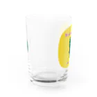 YoakeNecoのわかめんぬ　東北☆家族 Water Glass :back