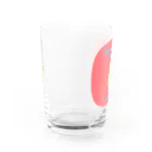 YoakeNecoのささかーまちゃん　東北☆家族 Water Glass :back