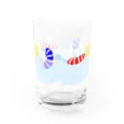 アイネっこのお店の浮き輪うさぎさん Water Glass :back