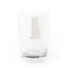 猫カフェ ぶぅたんグッズショップのおすましキトくん Water Glass :back
